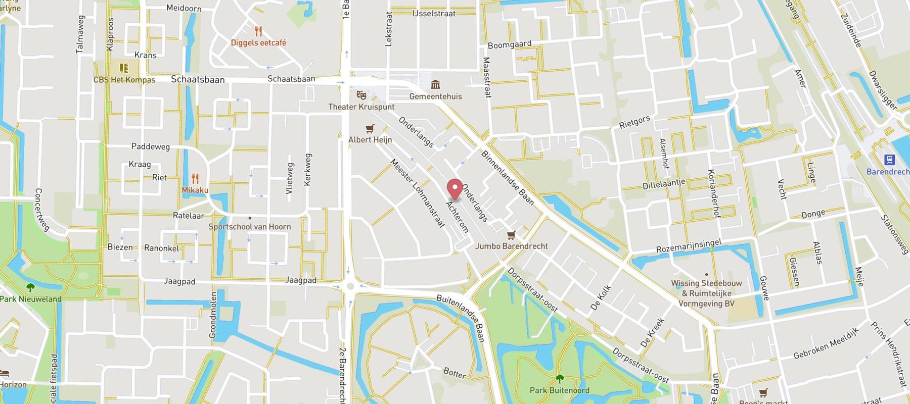 Pearle Opticiens Barendrecht map