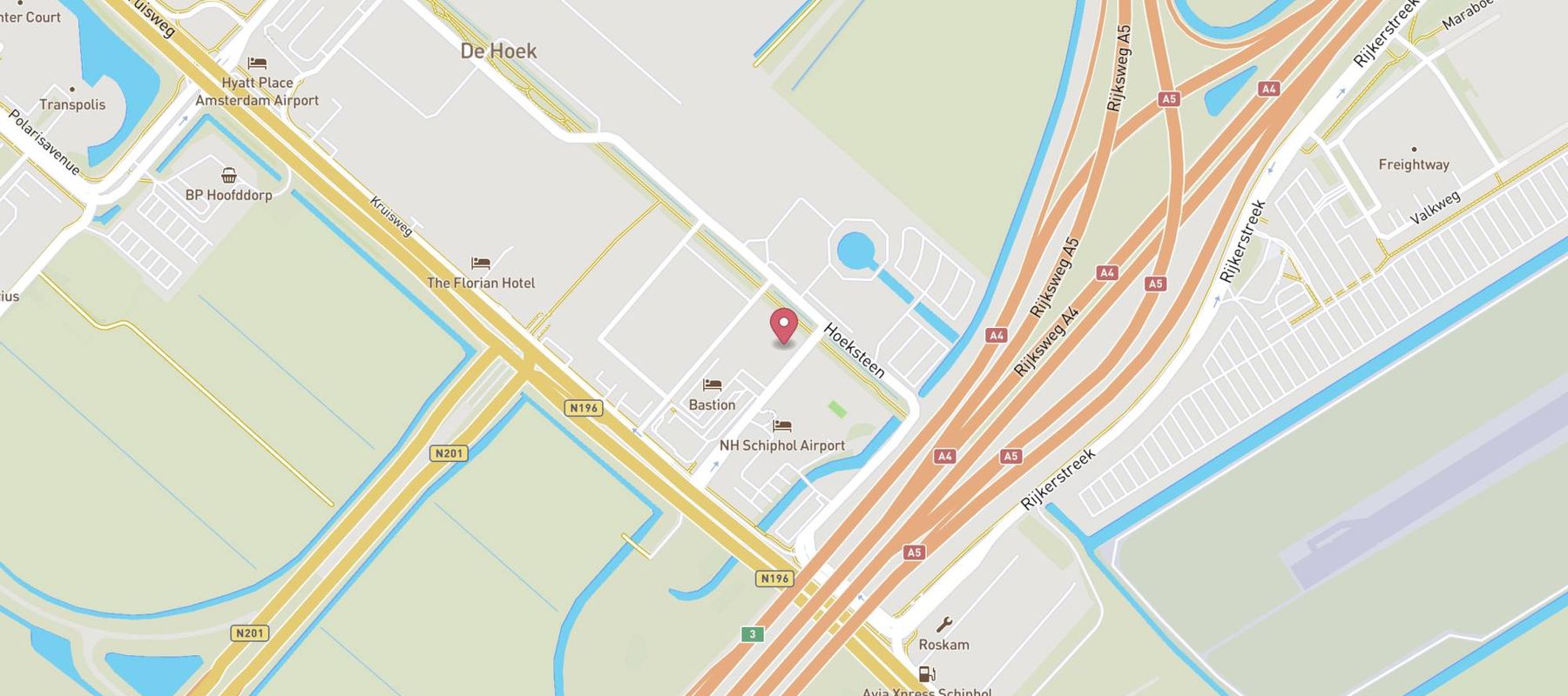 Best Western Amsterdam Airport Hotel map