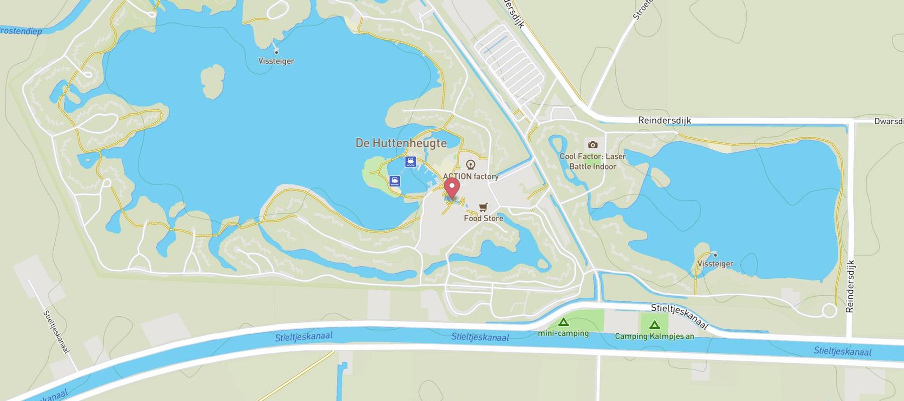 Center Parcs De Huttenheugte map