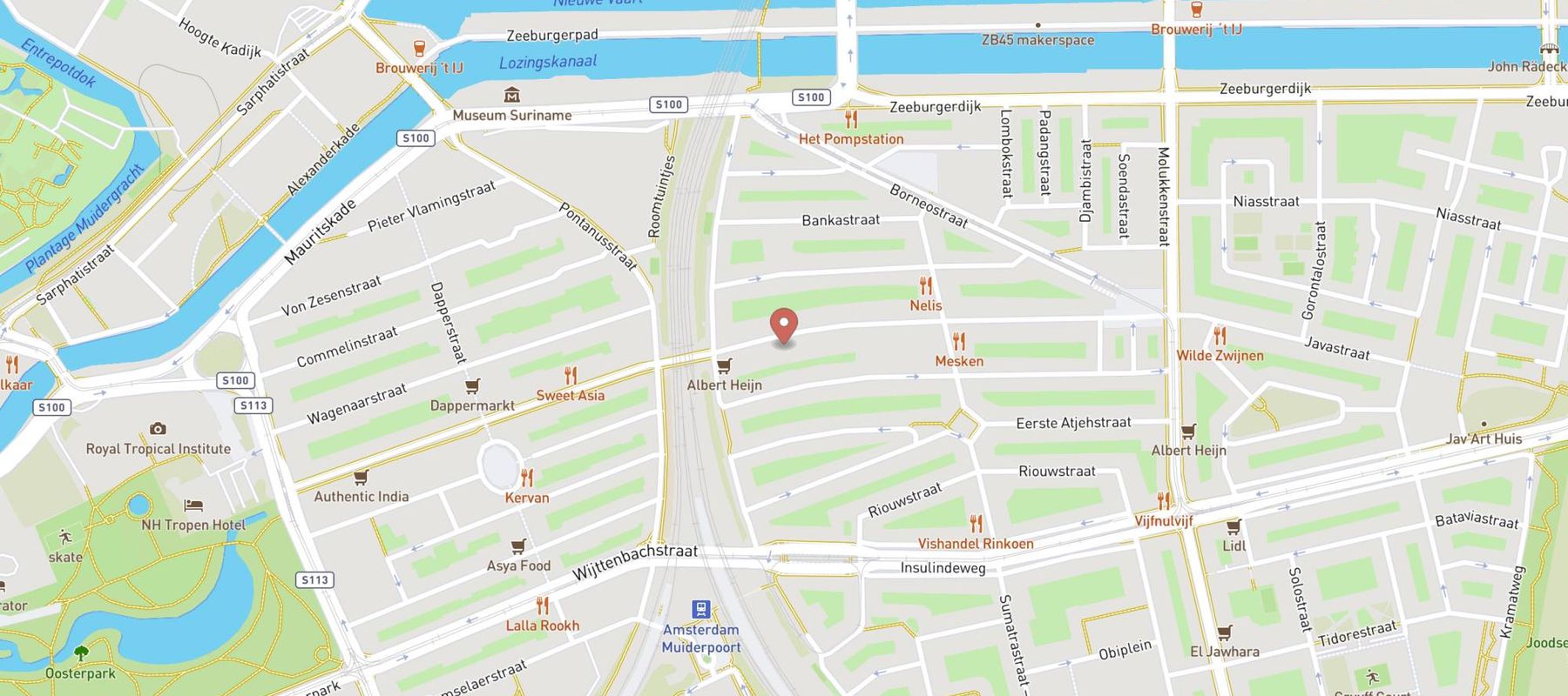 Blokker Amsterdam Javastraat map