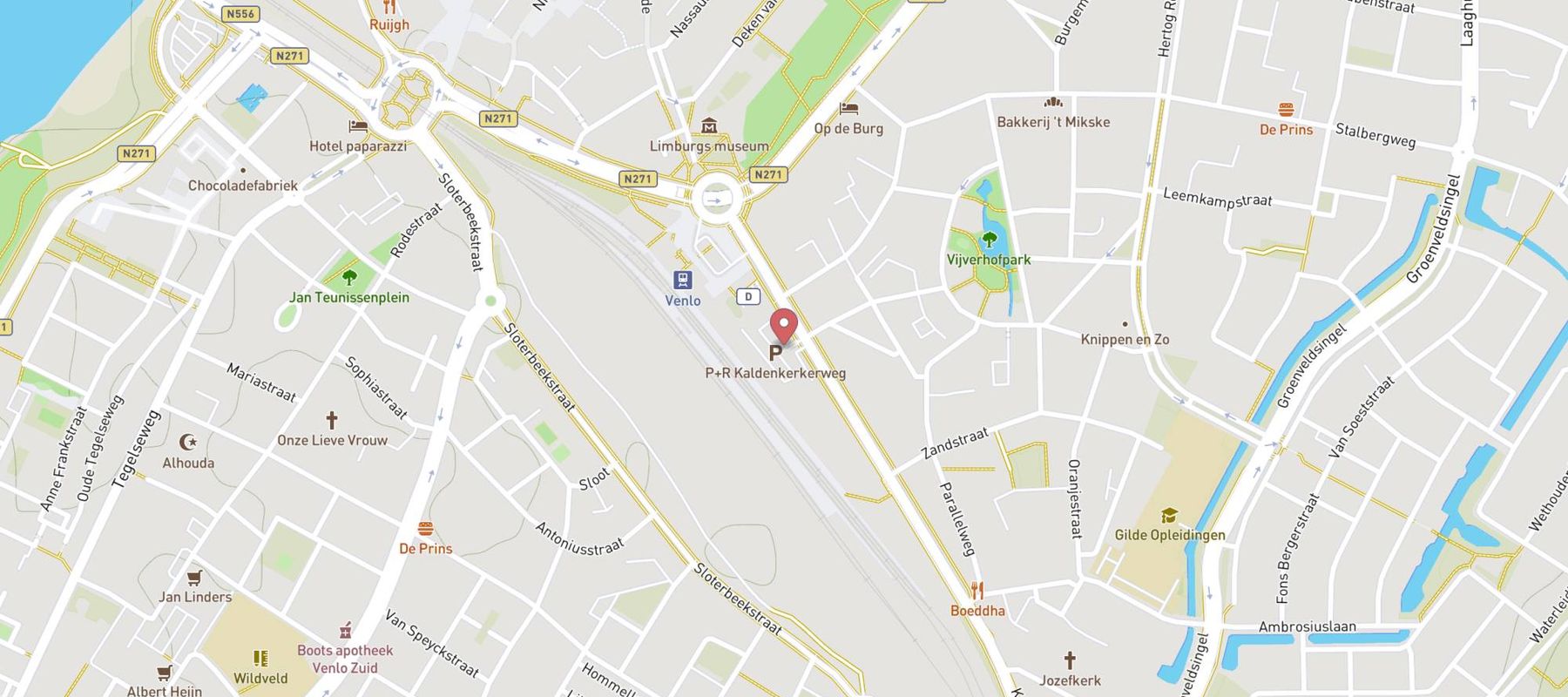 P+R Stationsplein map