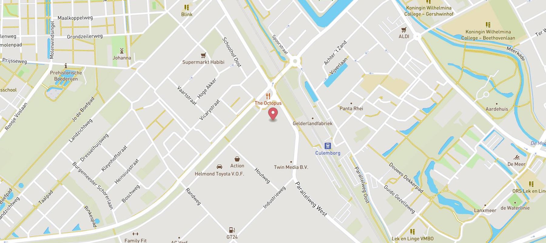 GAMMA bouwmarkt Culemborg map