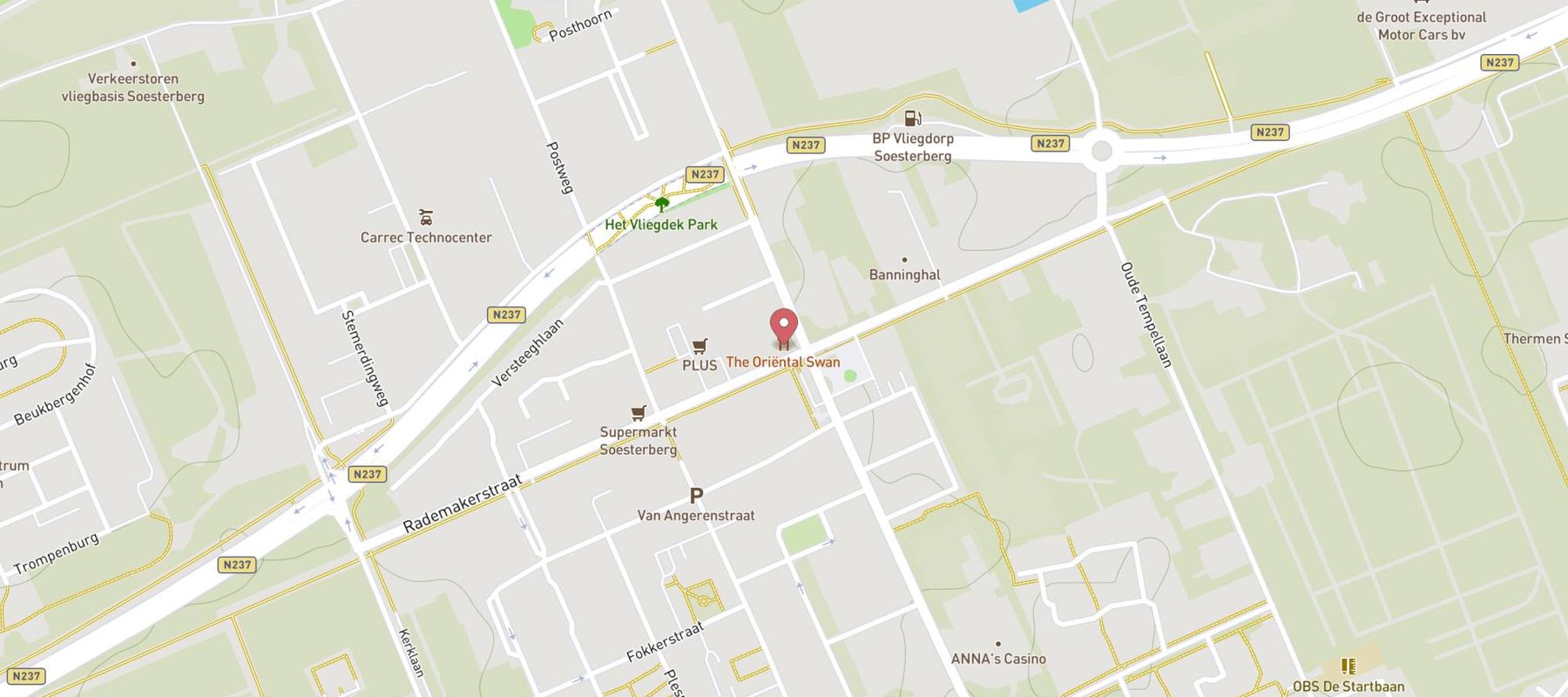 The Oriental Swan l Soesterberg l Kantonees Thais Restaurant map