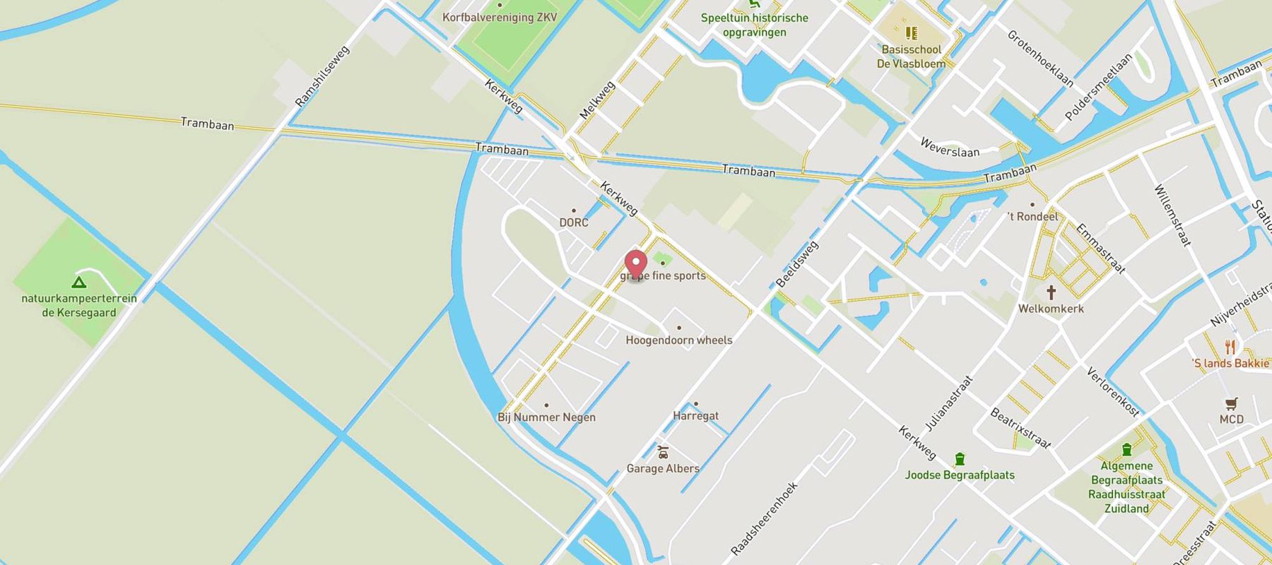 Argos Zuidland map