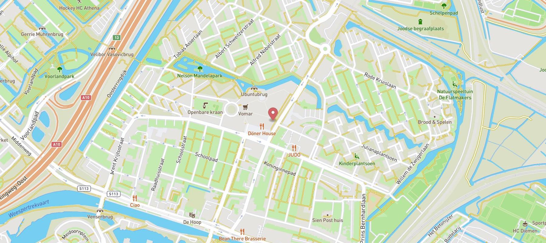 Hans Anders Diemen map