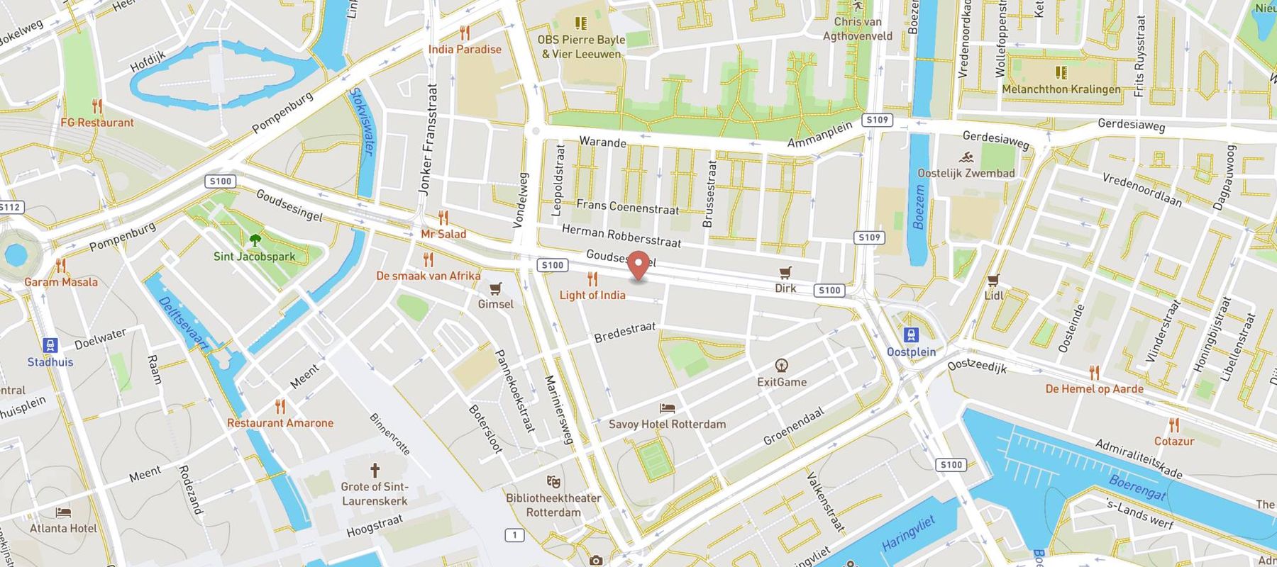 Restaurant Rotonde map