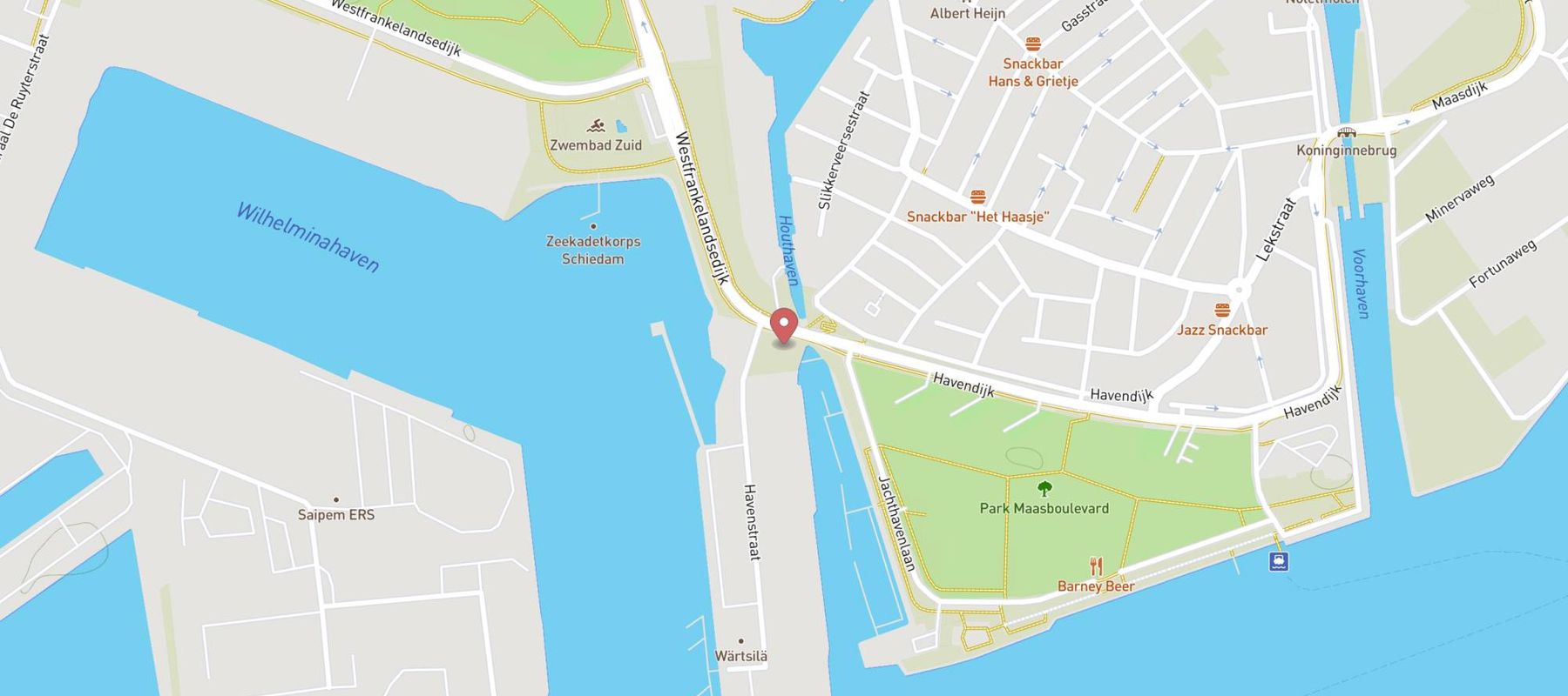 MOOD Schiedam map