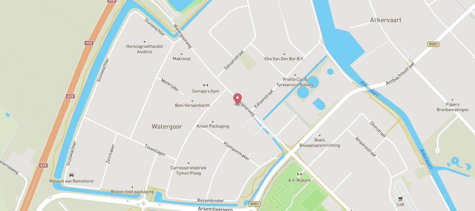 Karwei bouwmarkt Nijkerk map