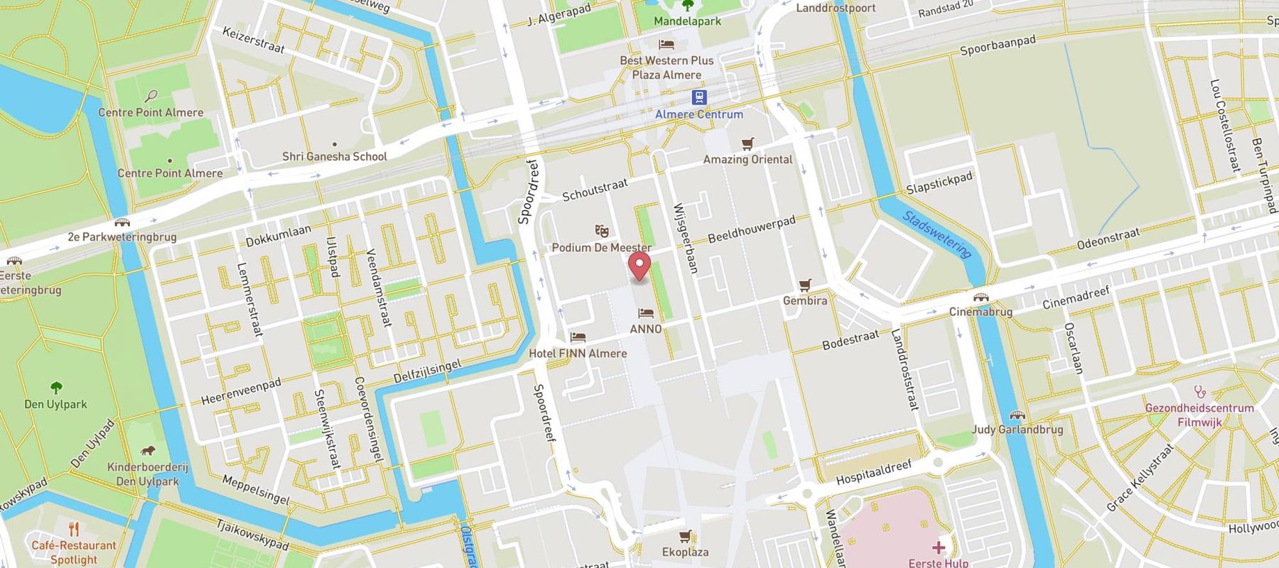 Restaurant Sapporo Almere map
