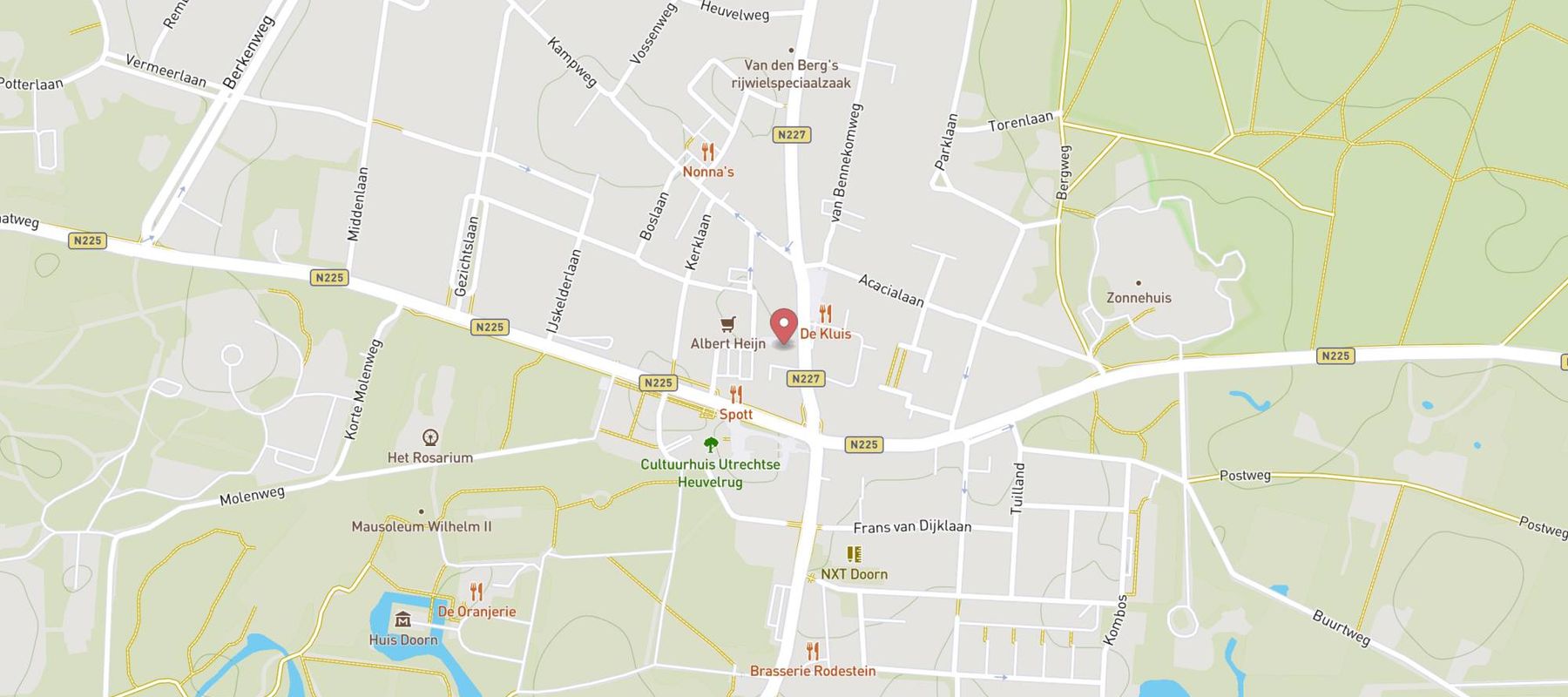 Shoeby - Doorn map