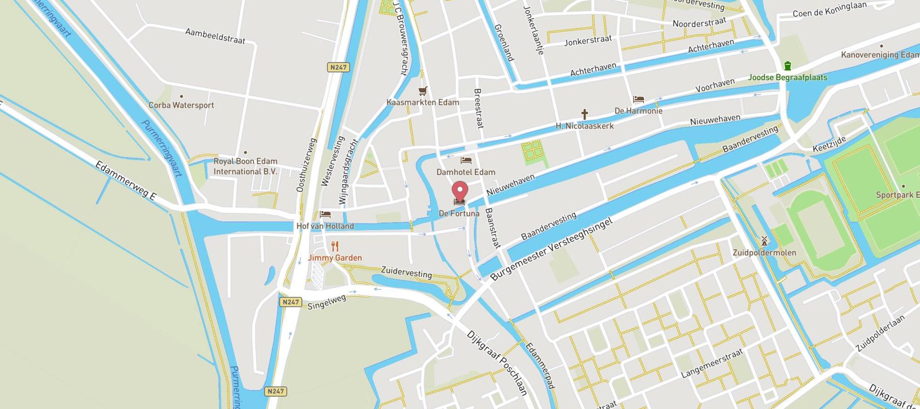 Hotel & Restaurant 'De Fortuna' map