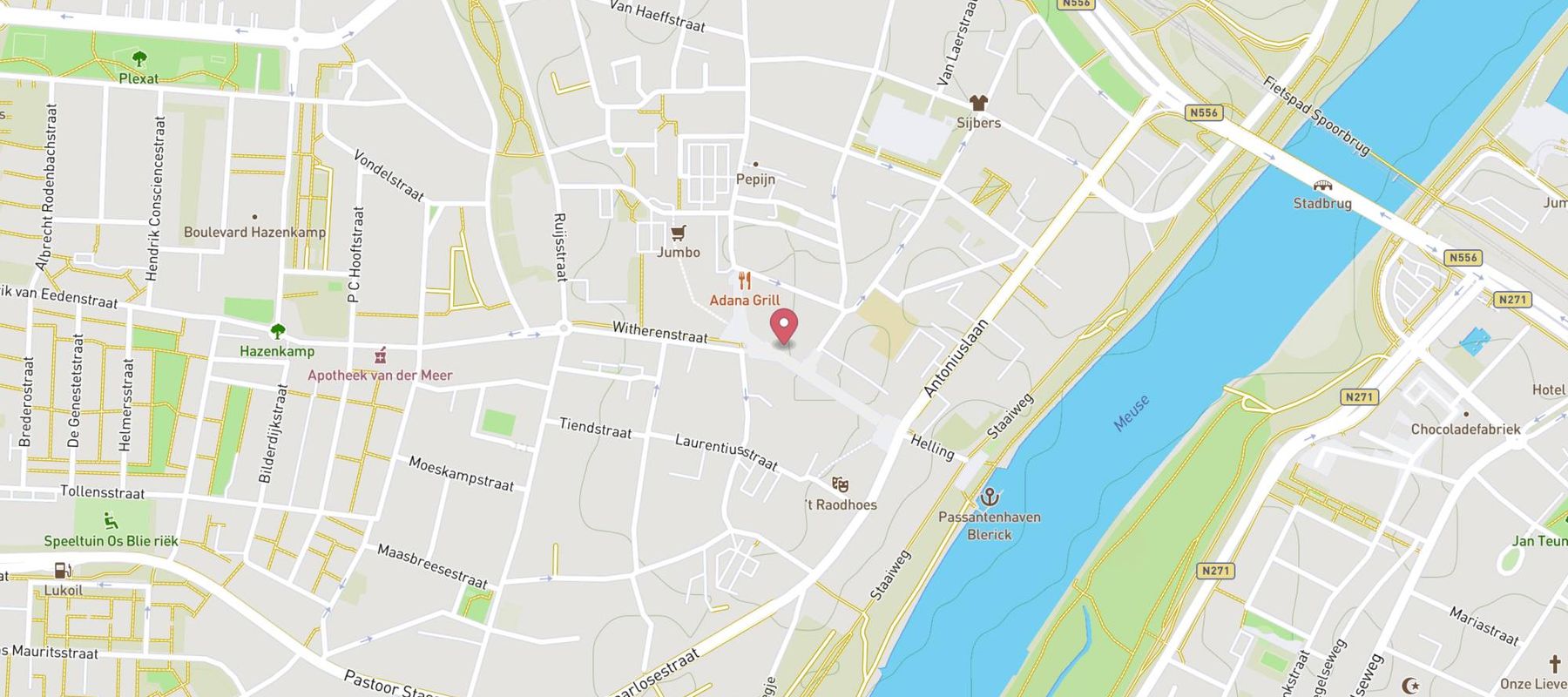 Bakker Bart Blerick map