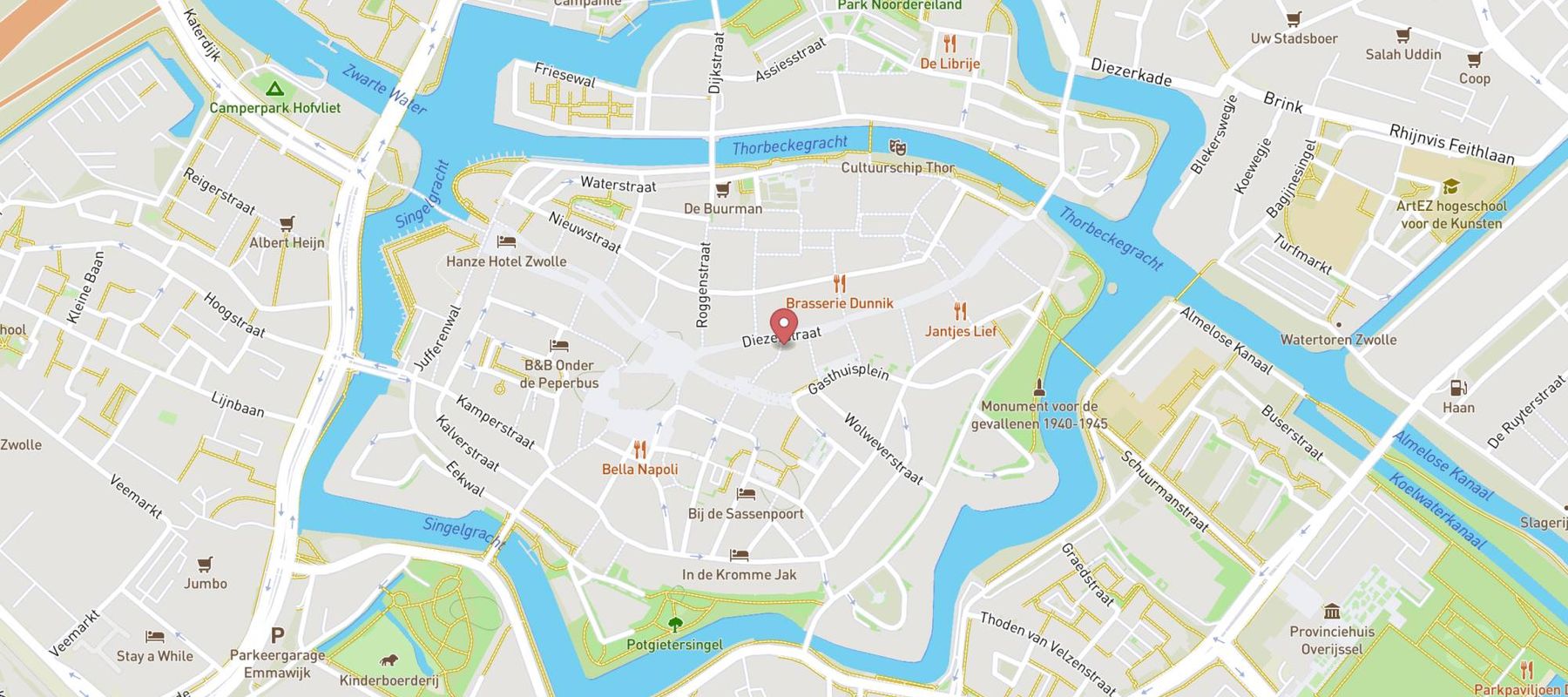 Levi's® Zwolle map
