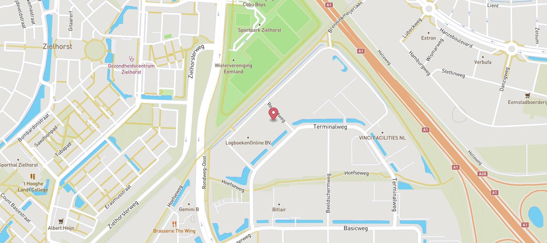 Avis Autoverhuur Amersfoort map