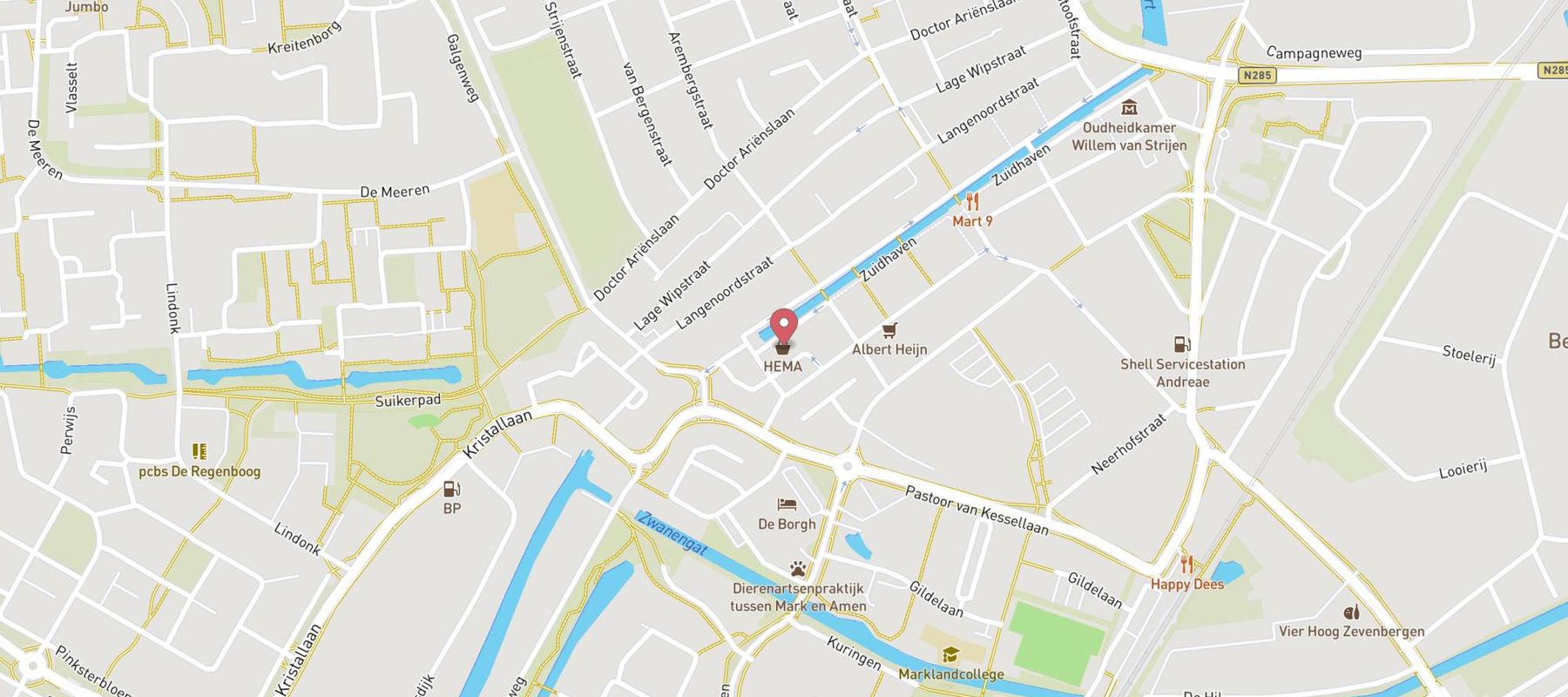 HEMA map