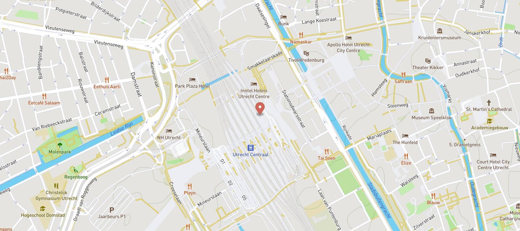 Wagamama Utrecht map