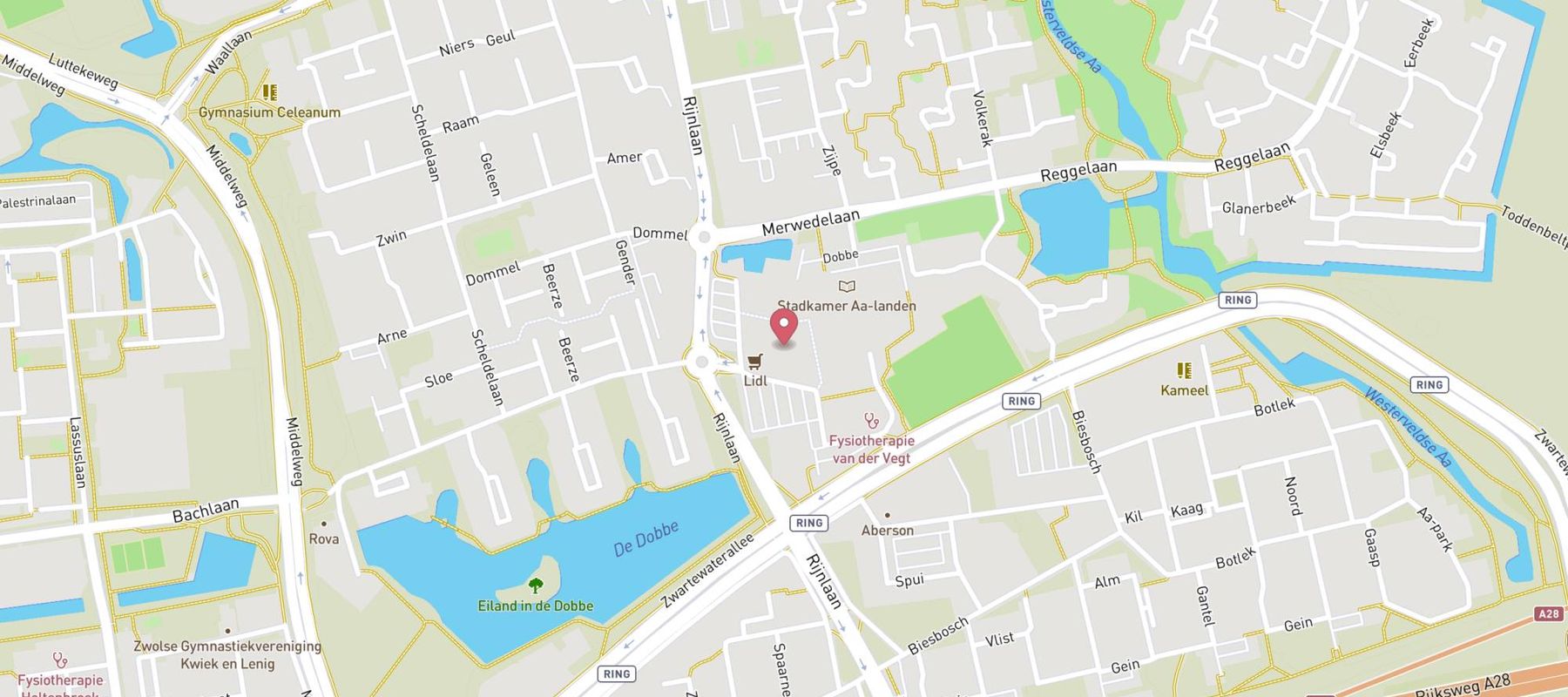 Hans Anders Opticien Zwolle map