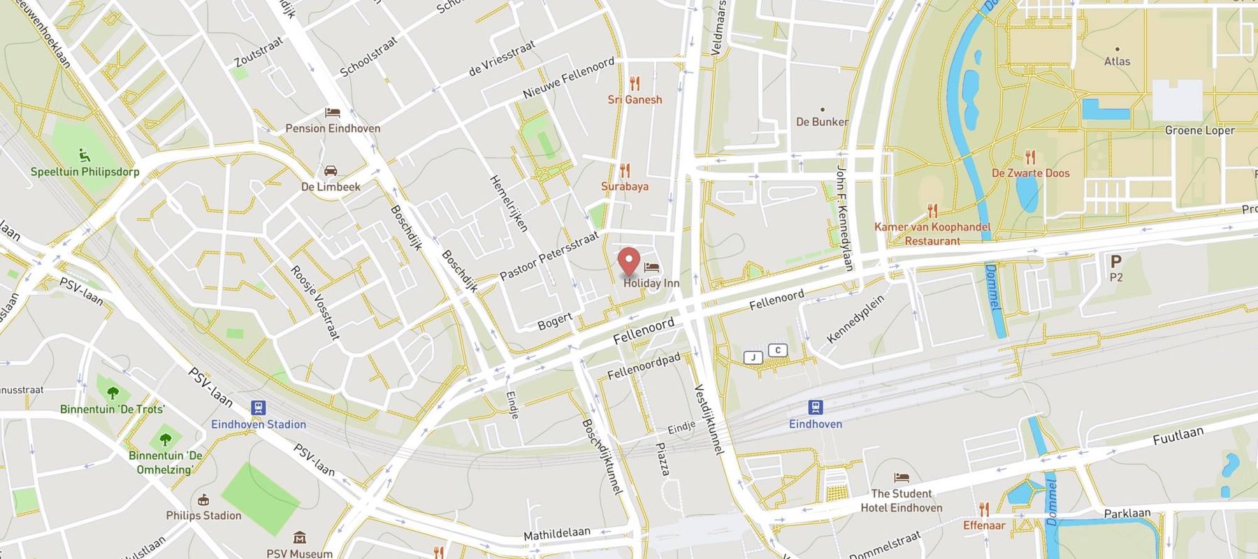 Holiday Inn Eindhoven, an IHG Hotel map