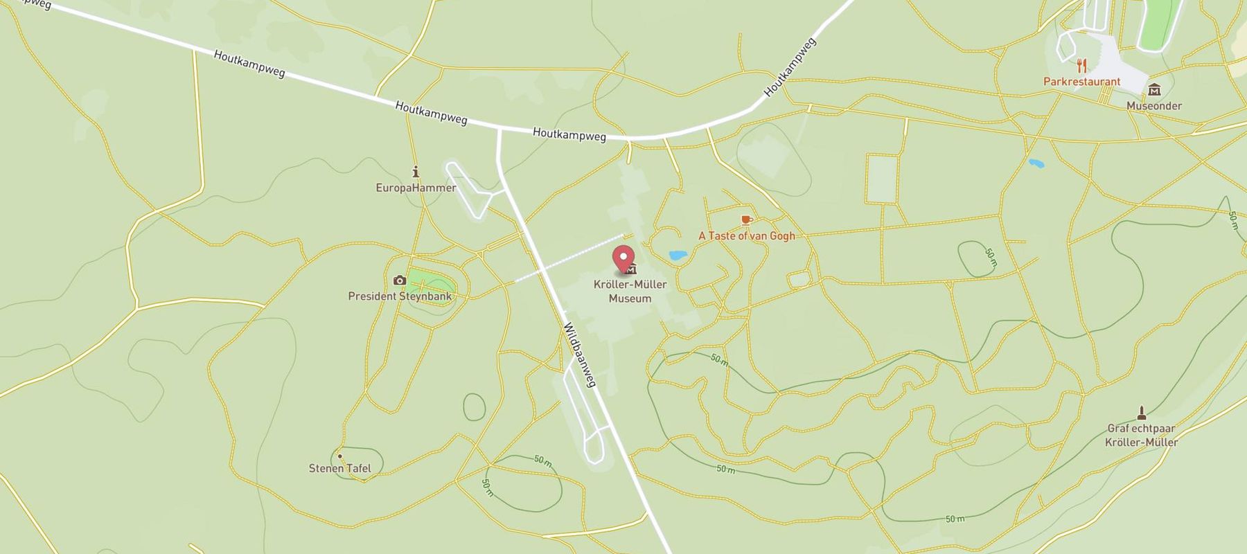 Kröller-Müller Museum map