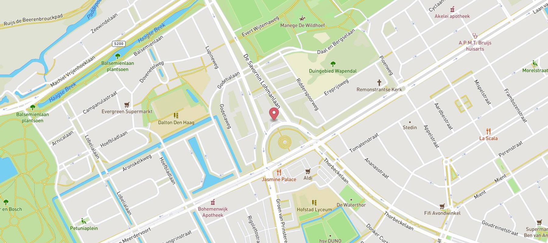 Avis Autoverhuur Den Haag West map