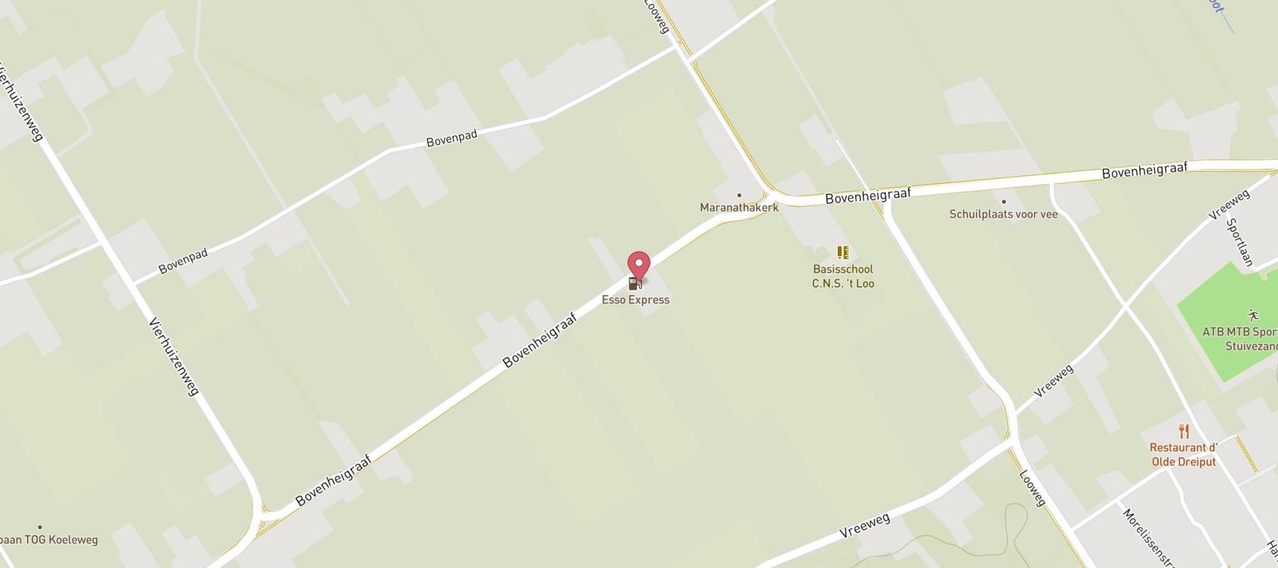 Esso Express map