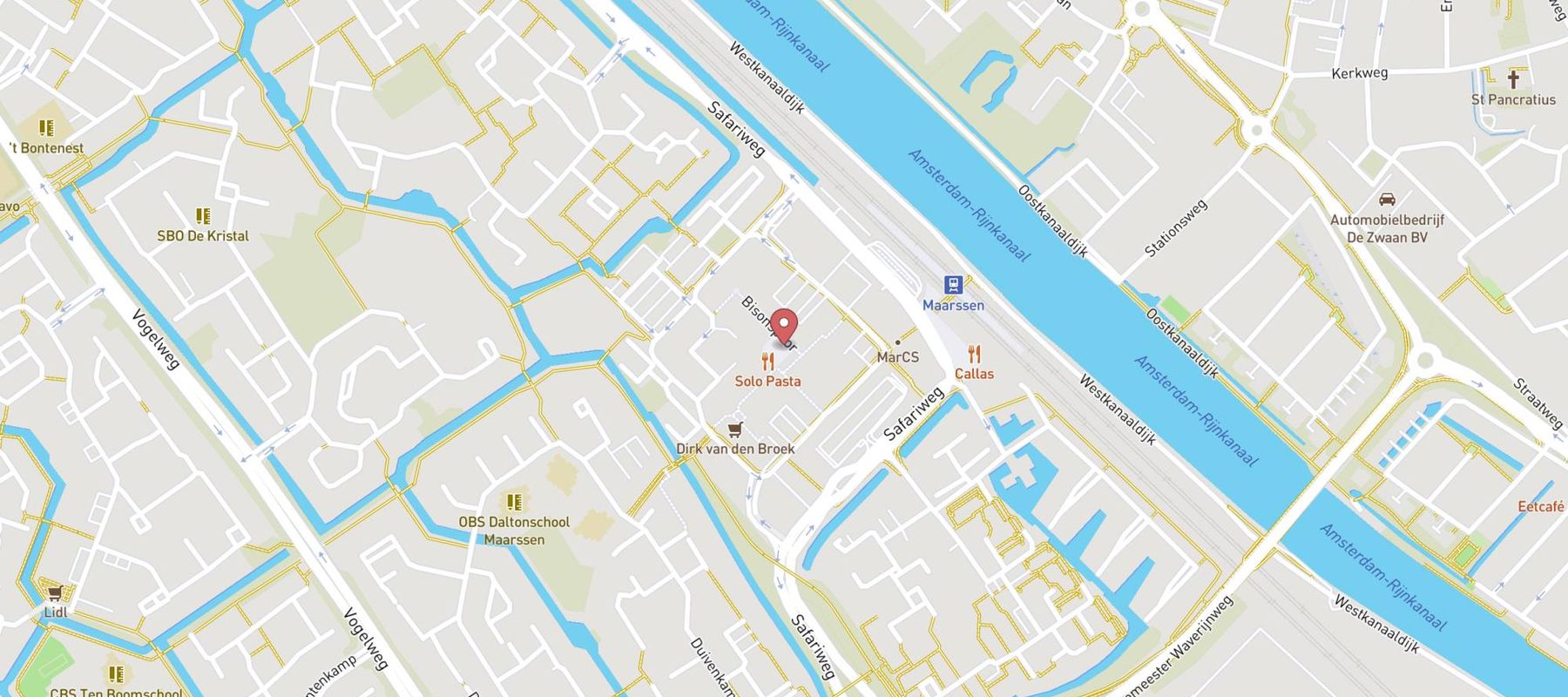 Pearle Opticiens Maarssenbroek map