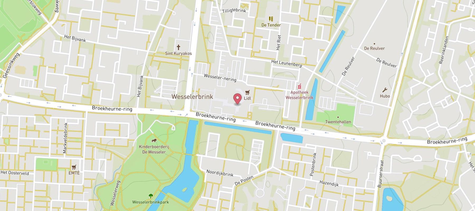 Blokker Enschede Wesselernering map