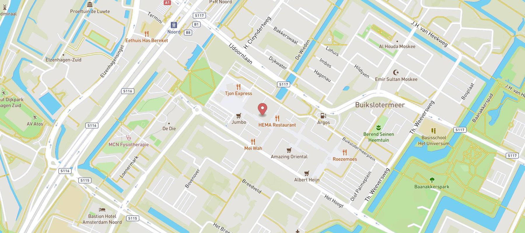 Bakker Bart Amsterdam Buikslotermeerplein map