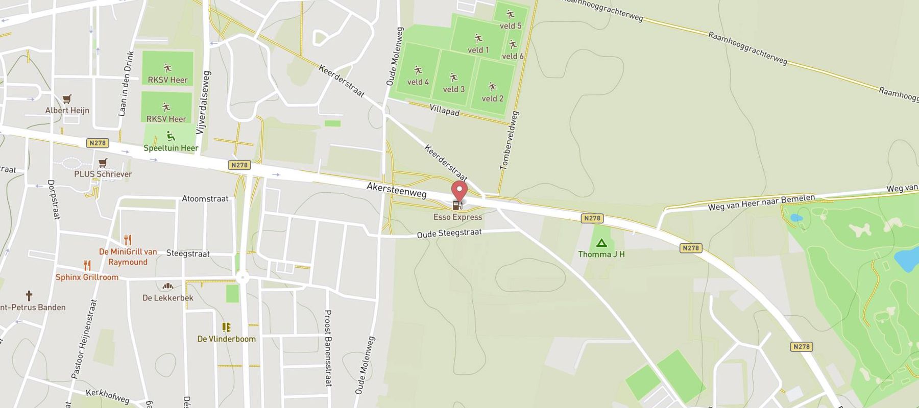 Esso Express map
