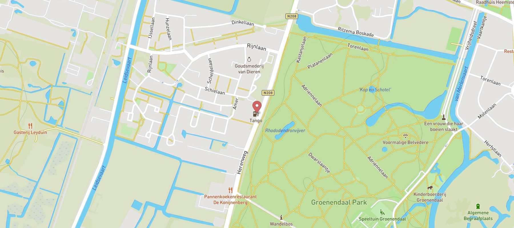 Tango Heemstede map