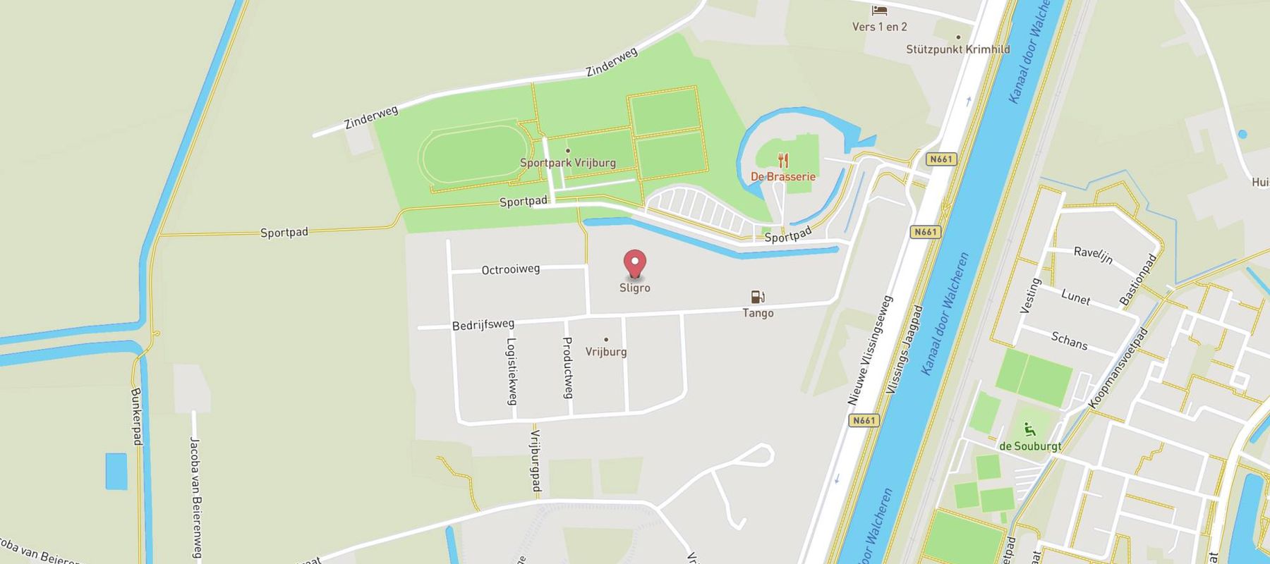 Sligro Vlissingen map