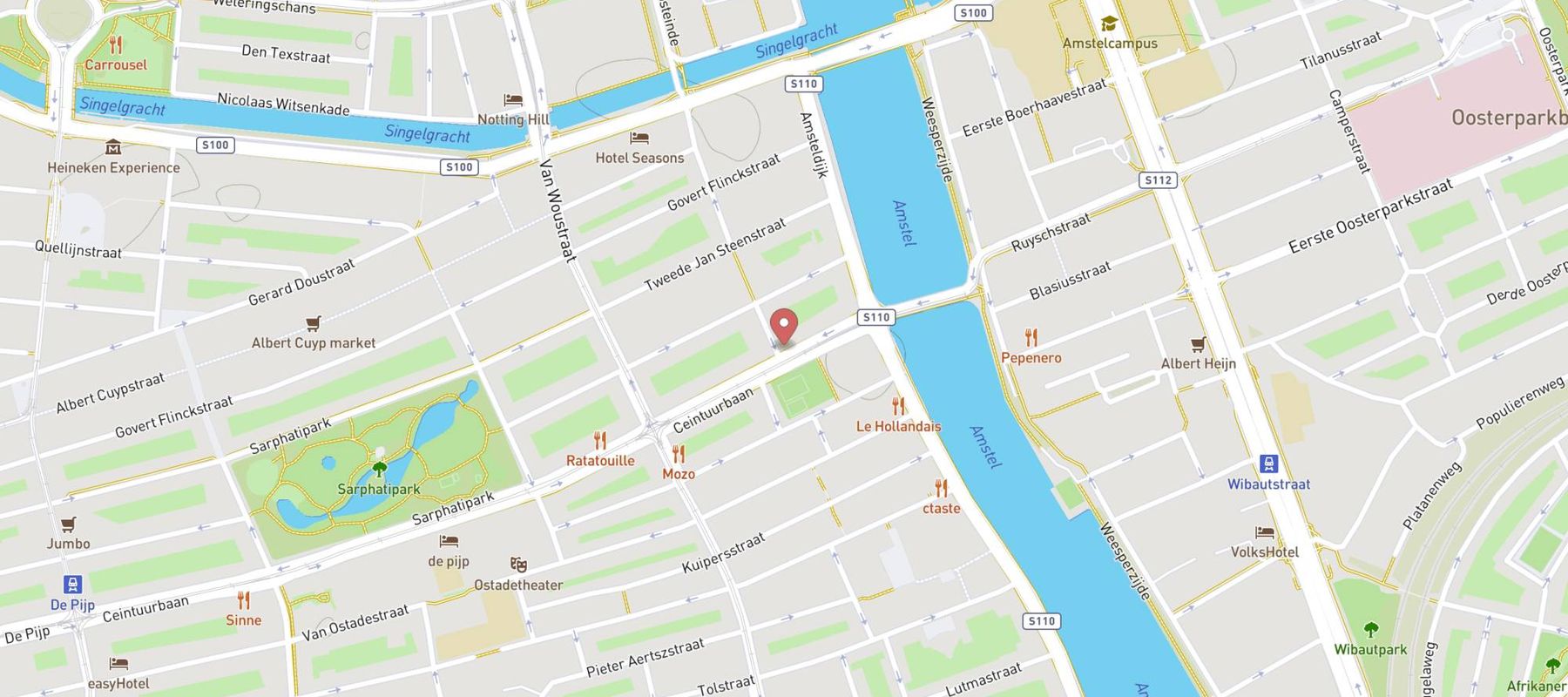 Taco Mundo Amsterdam Oud-Zuid map