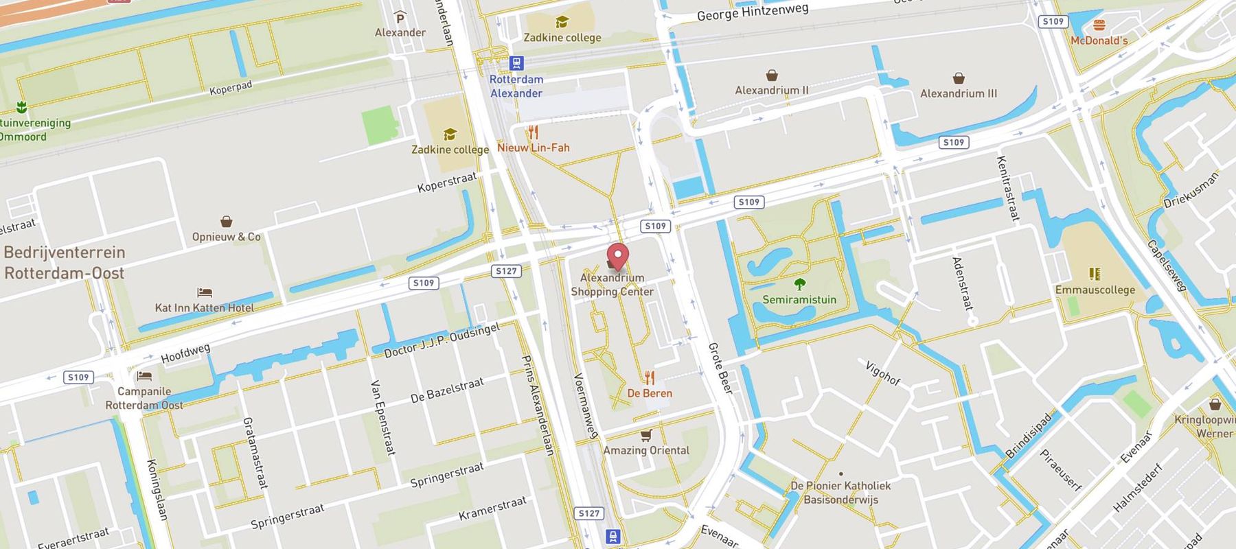 HEMA Rotterdam-Oosterhof map