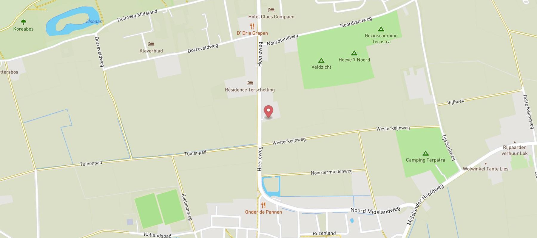 Restaurant 't Golfje map