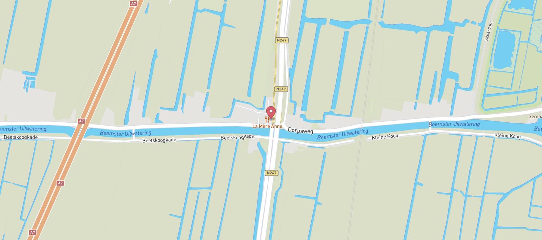 La Mère Anne map
