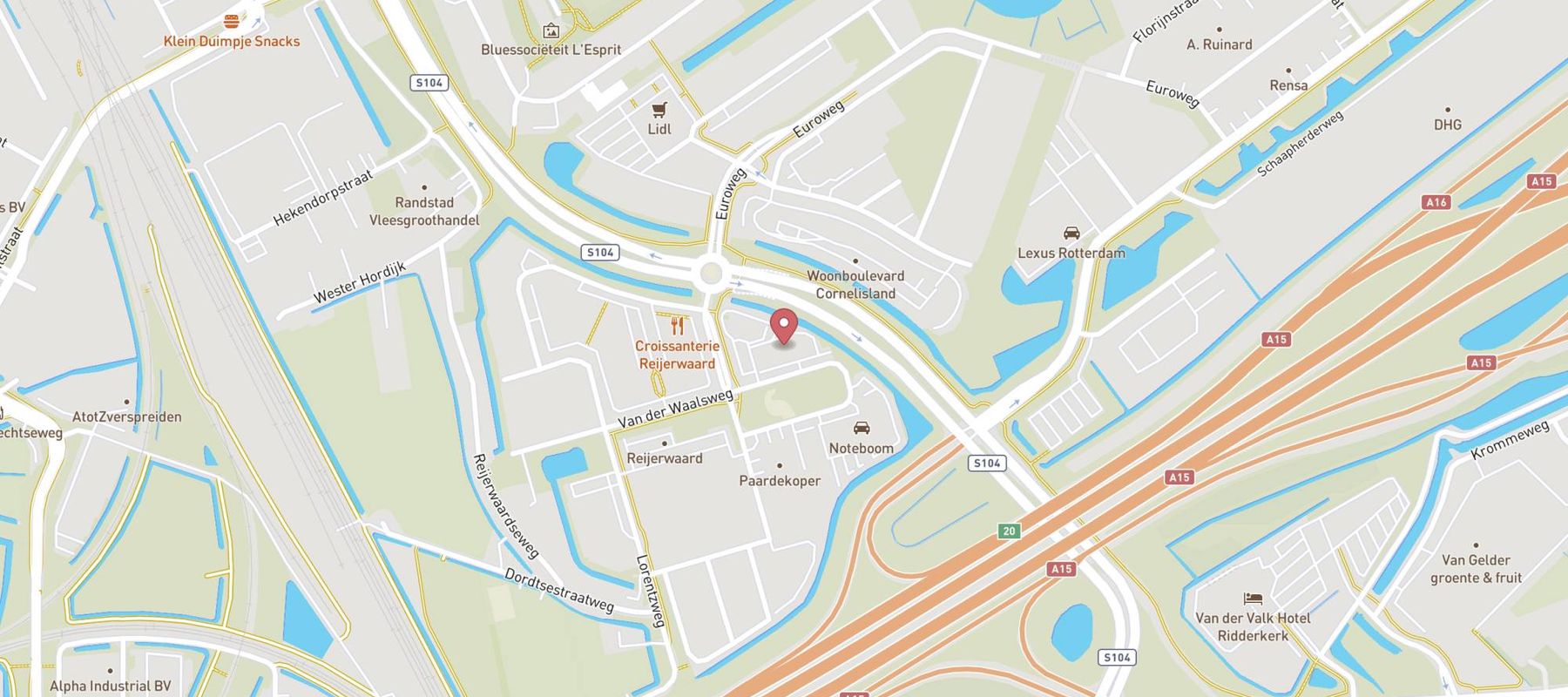 Bastion Hotel Barendrecht map