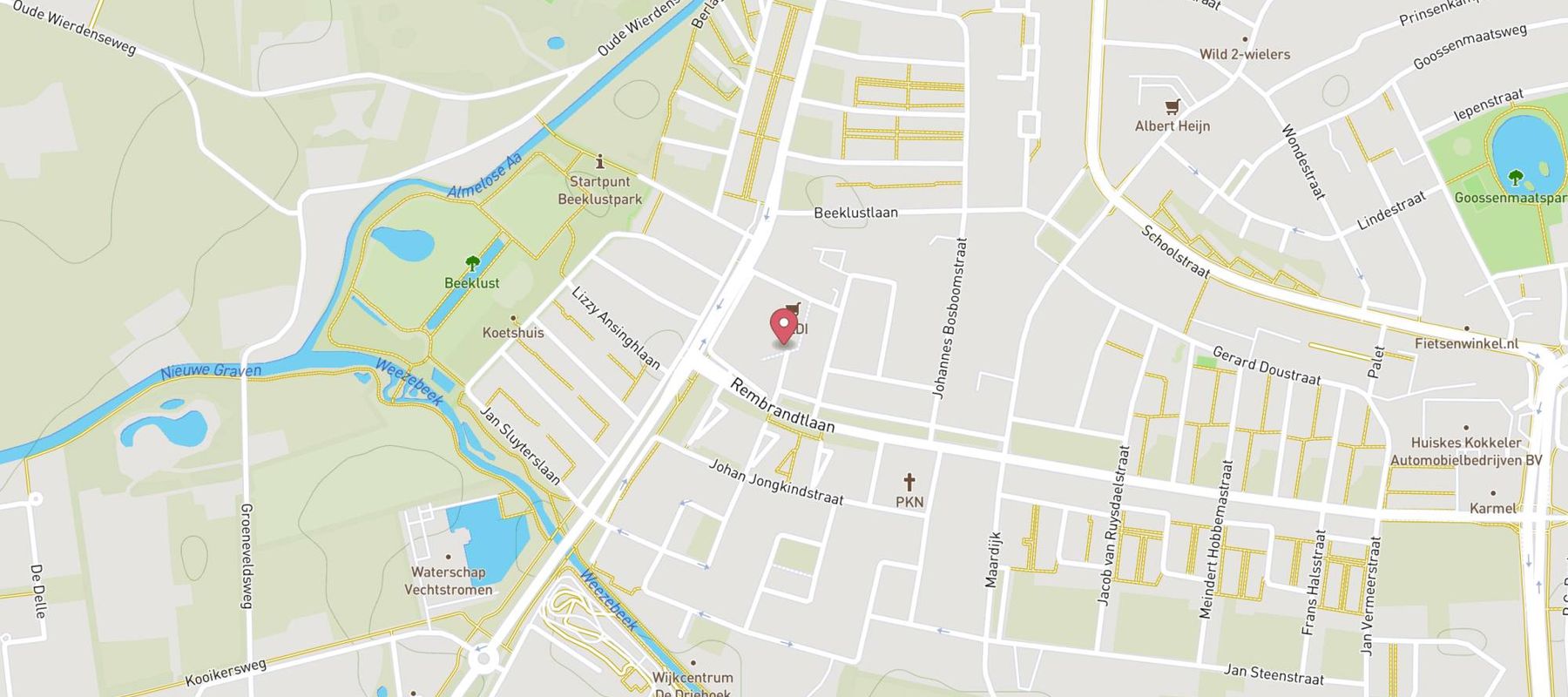 Blokker Almelo Vincent van Goghplein map