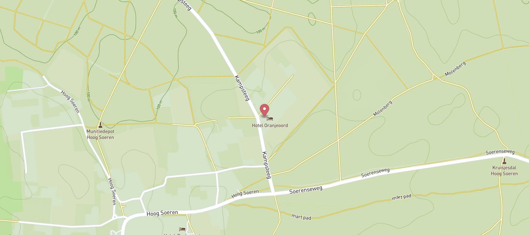 Hotel Oranjeoord map