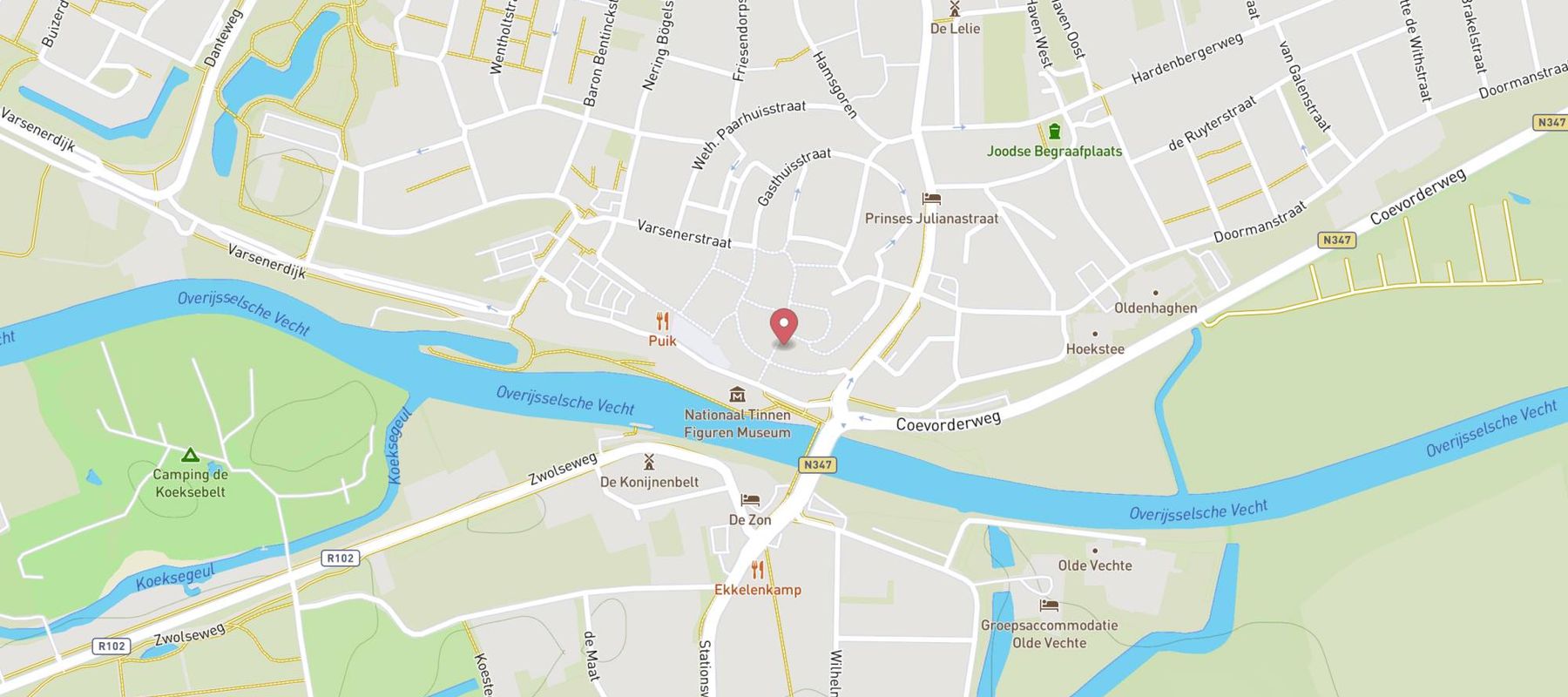 Hans Anders Opticien Ommen map