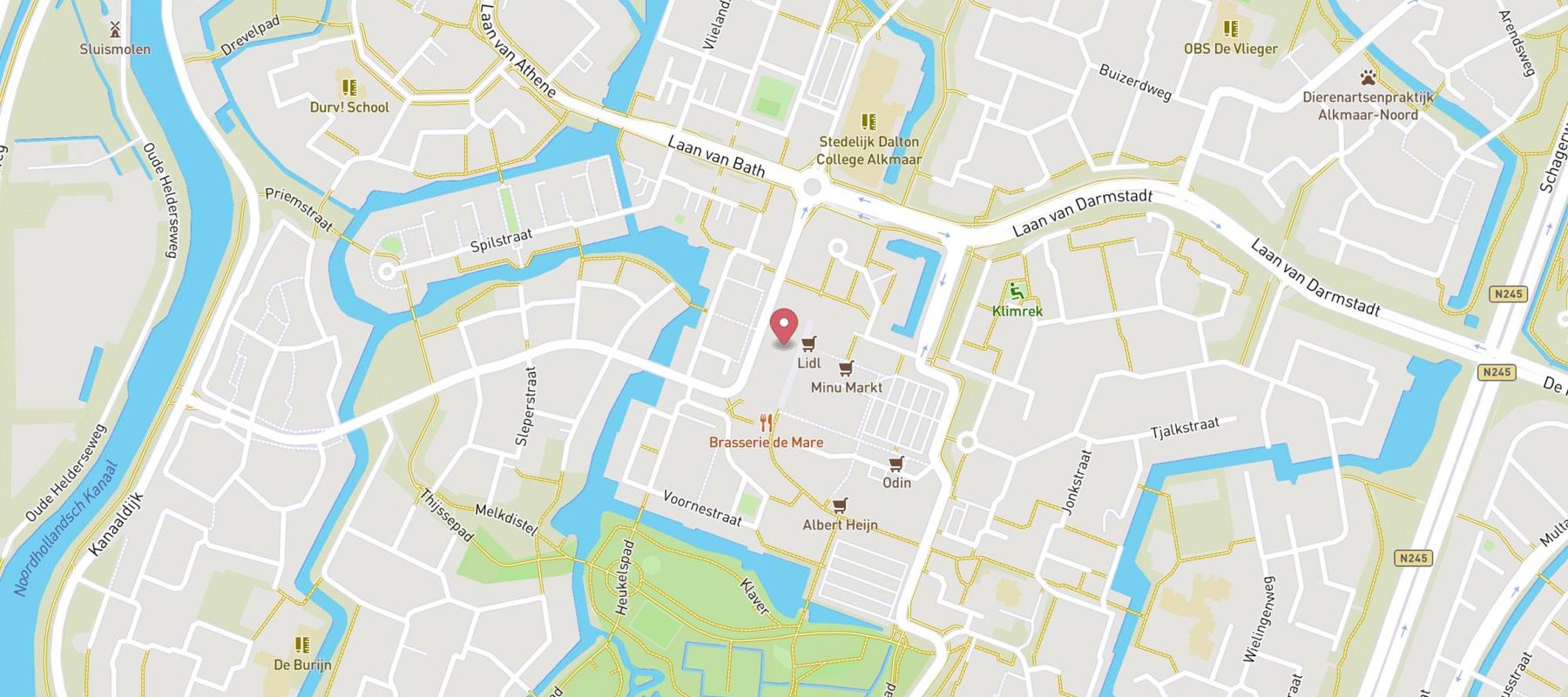 Blokker Alkmaar Europaboulevard map