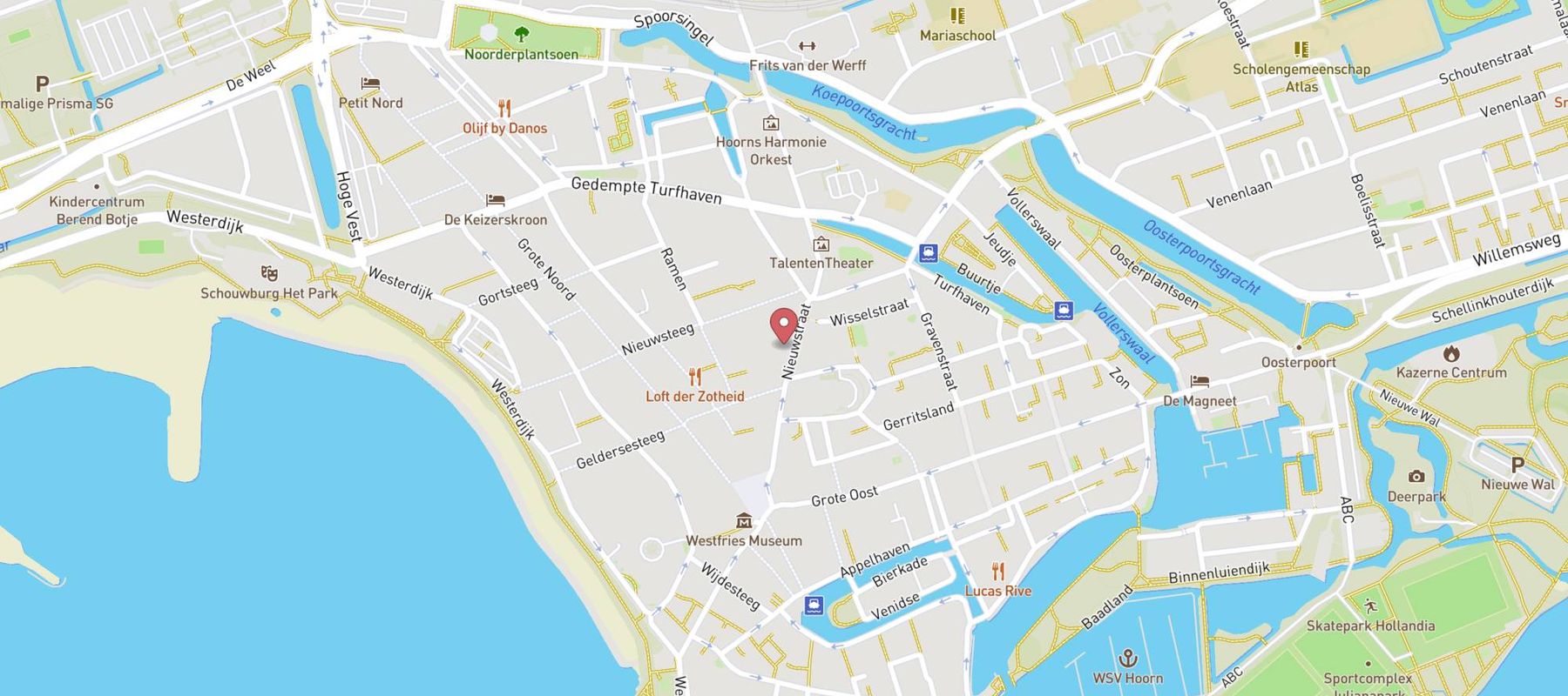 Xenos Hoorn map