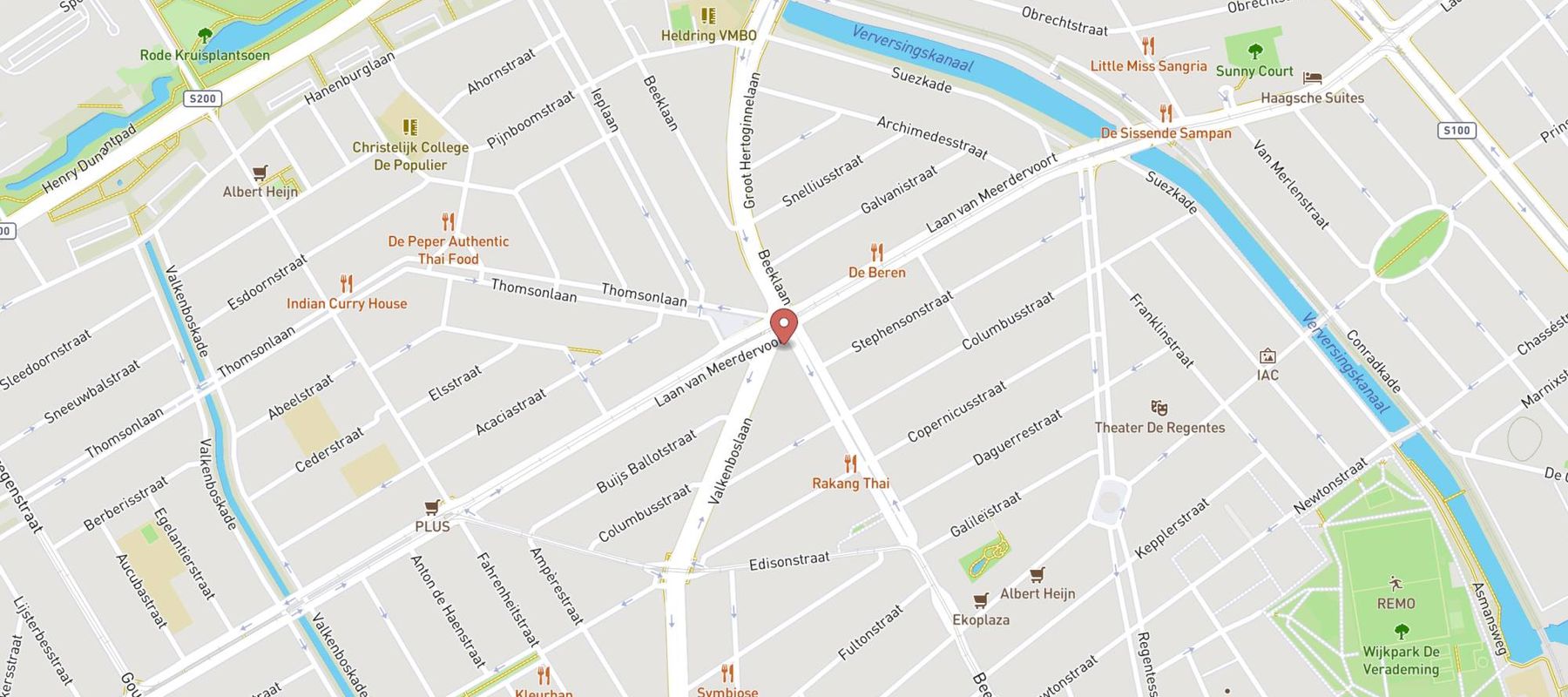 Café Franklin map