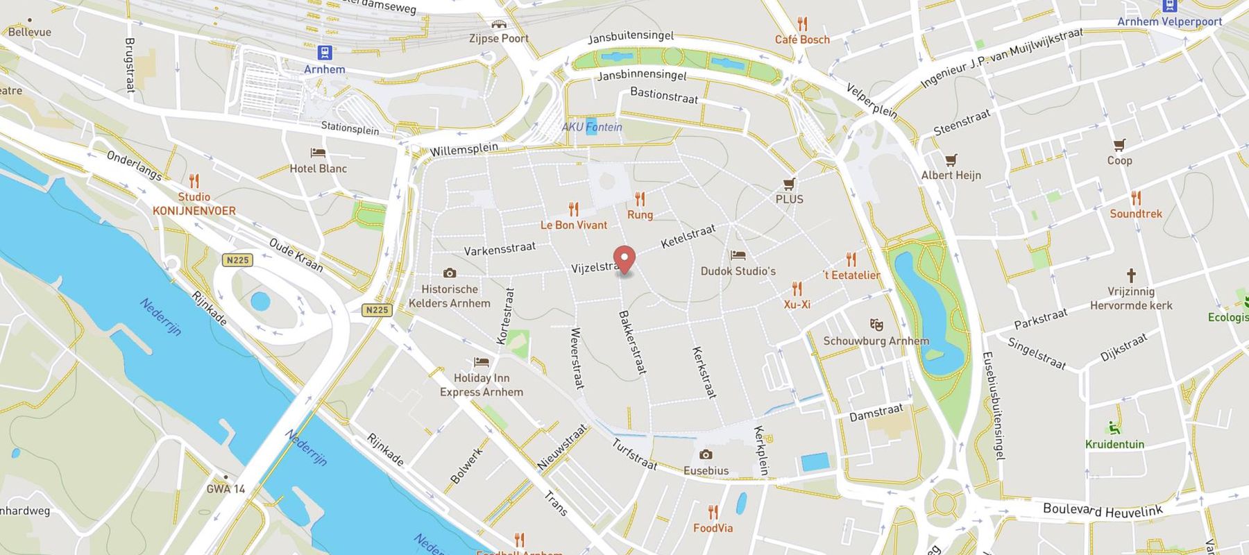 Ace & Tate map