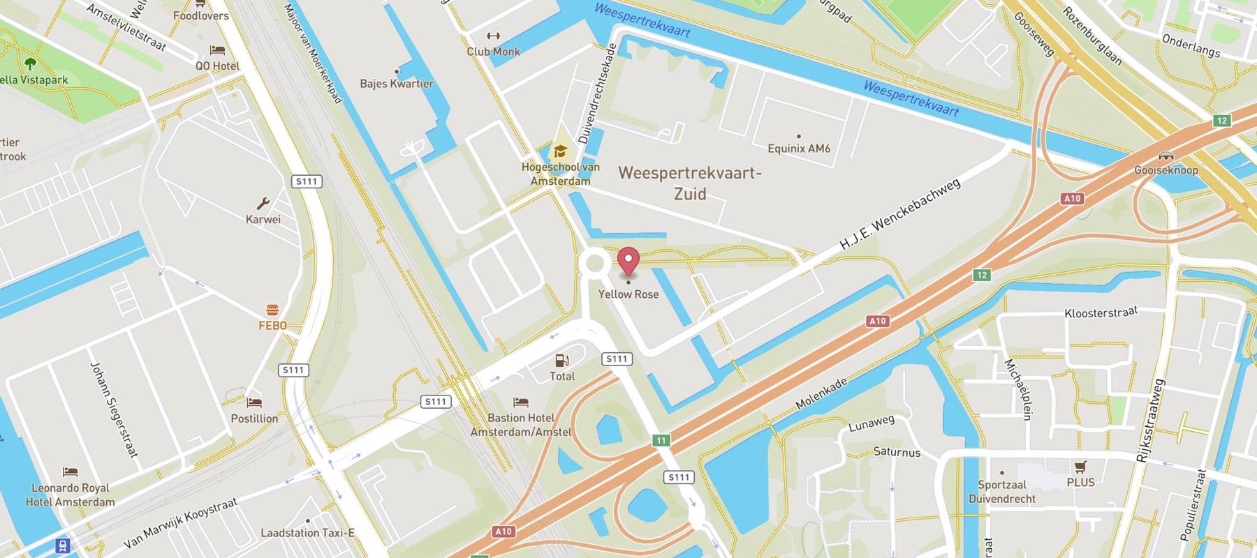 Sixt Autoverhuur Amsterdam Amstel Business Park map
