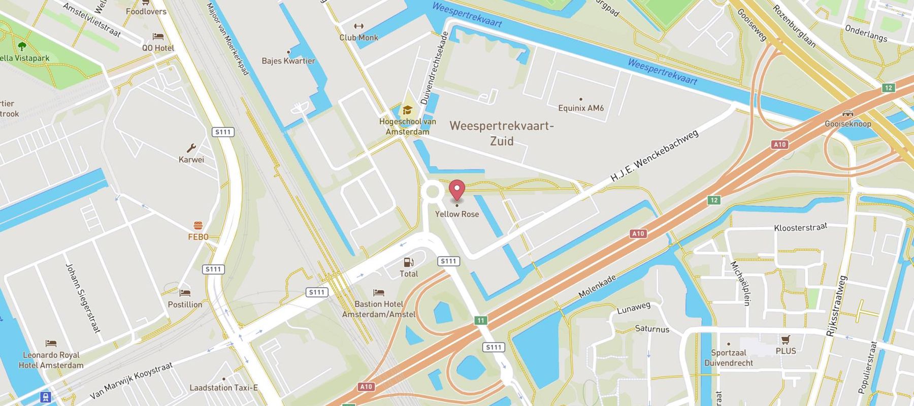SIXT Autoverhuur Amsterdam Amstel Business Park map