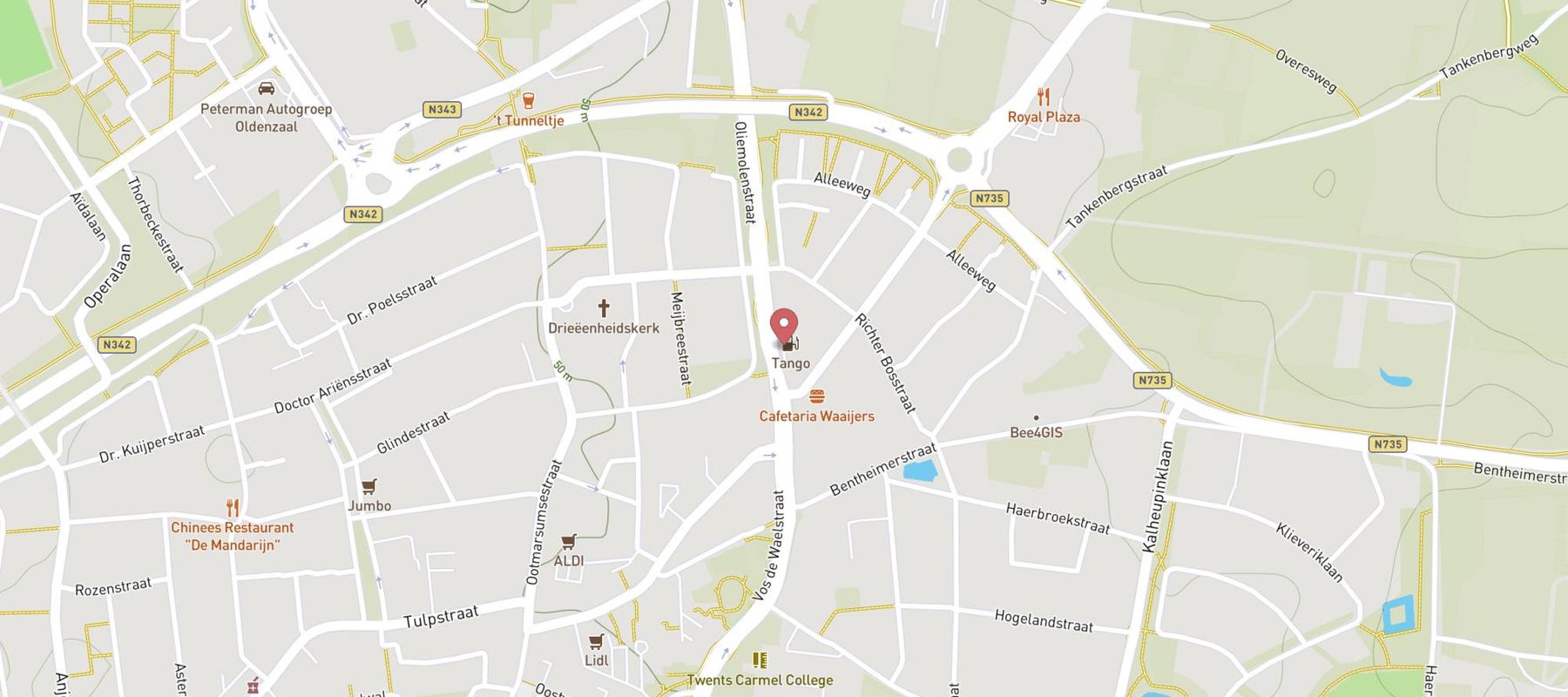 Tango Oldenzaal map