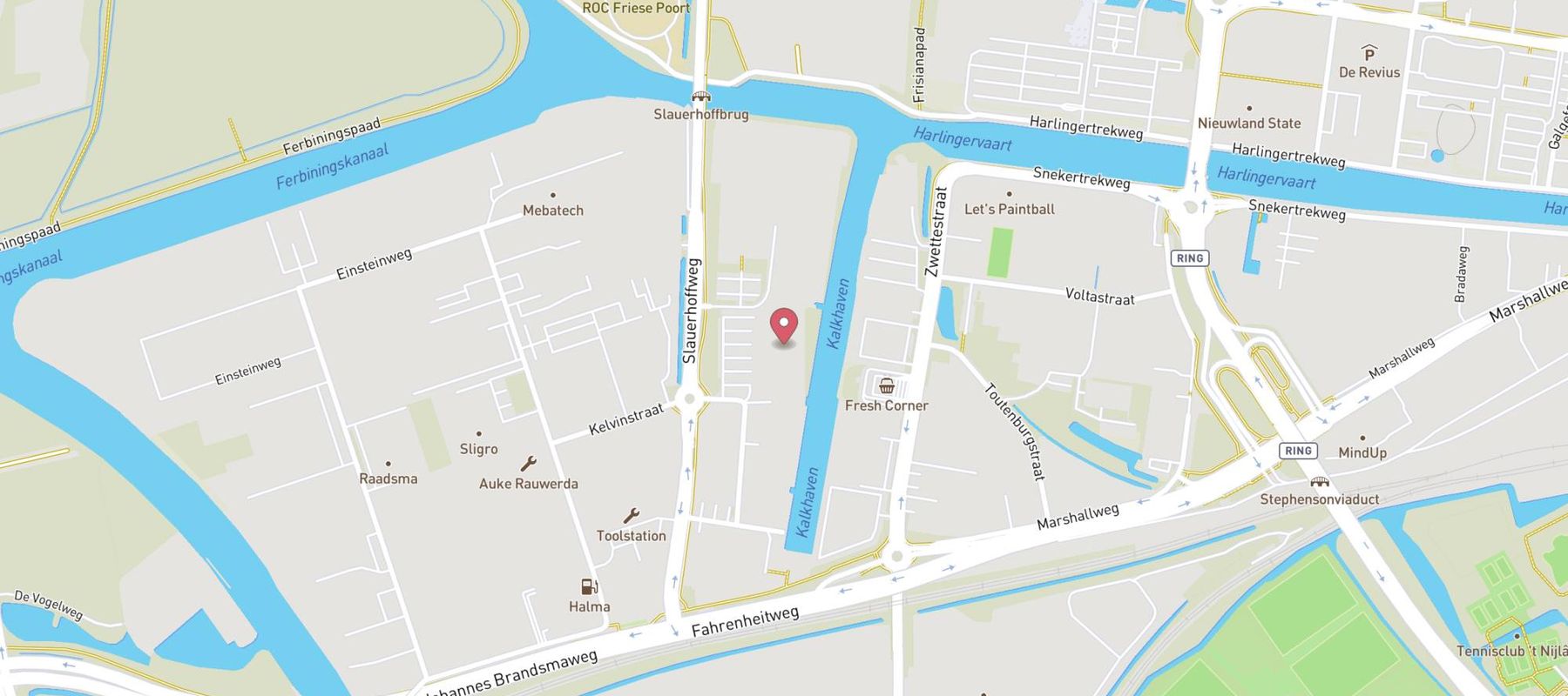 GAMMA bouwmarkt Leeuwarden-West map