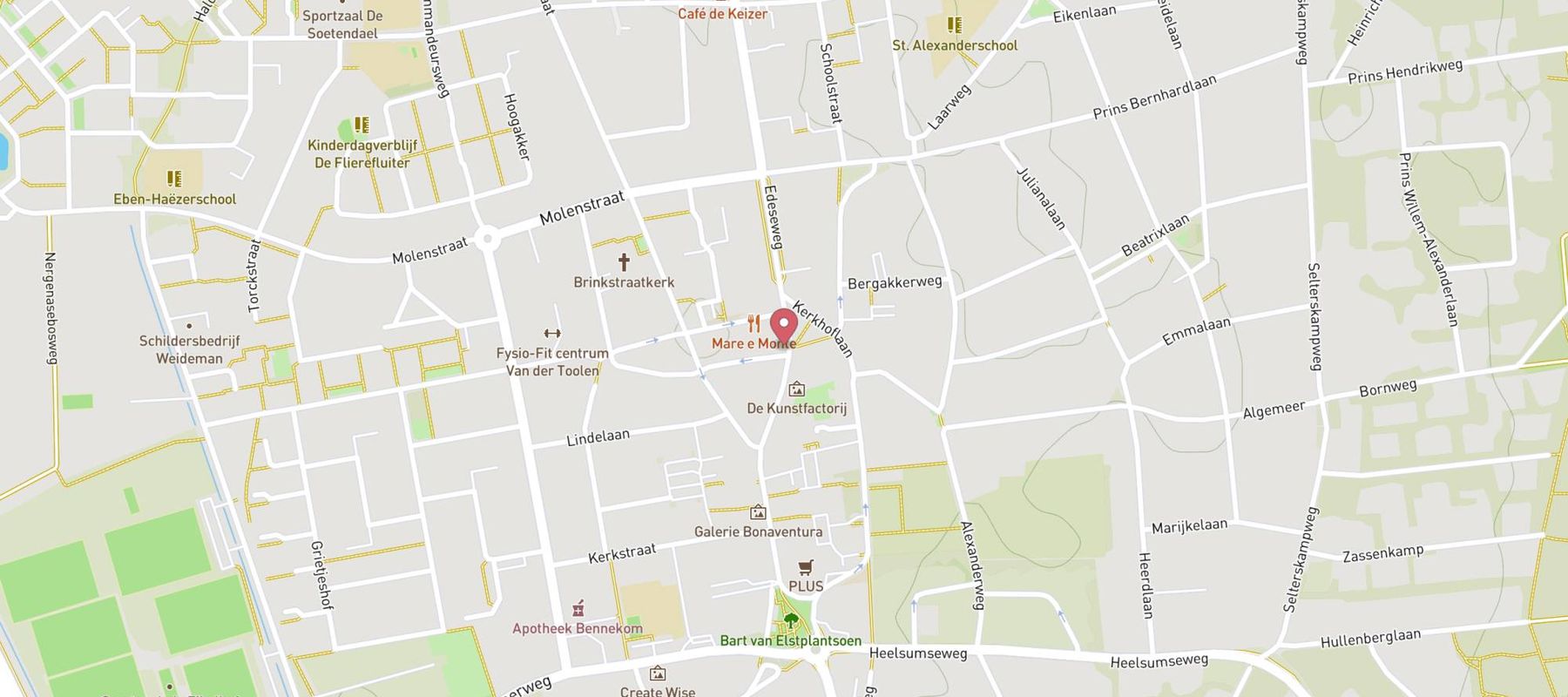 Kruidvat map