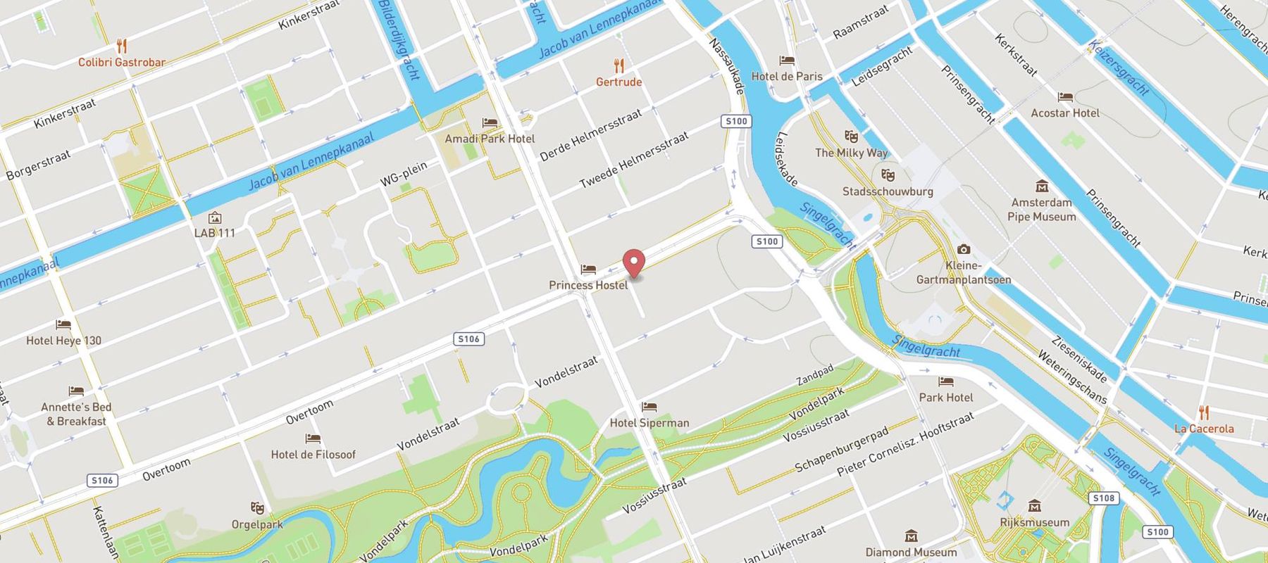 Hotel Espresso City Centre map