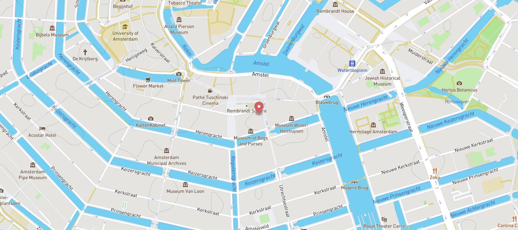 Hotel Royal Amsterdam map